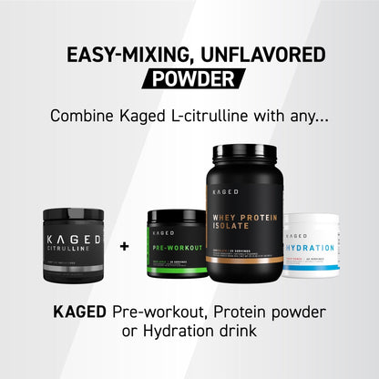 Kaged L-Citrulline Powder | Unflavored | Enhanced Pumps | Improve Muscle Vascularity | Nitric Oxide Booster | Supplements for Men & Women | 100 Servings - PrimeBioHealth - canada supplements