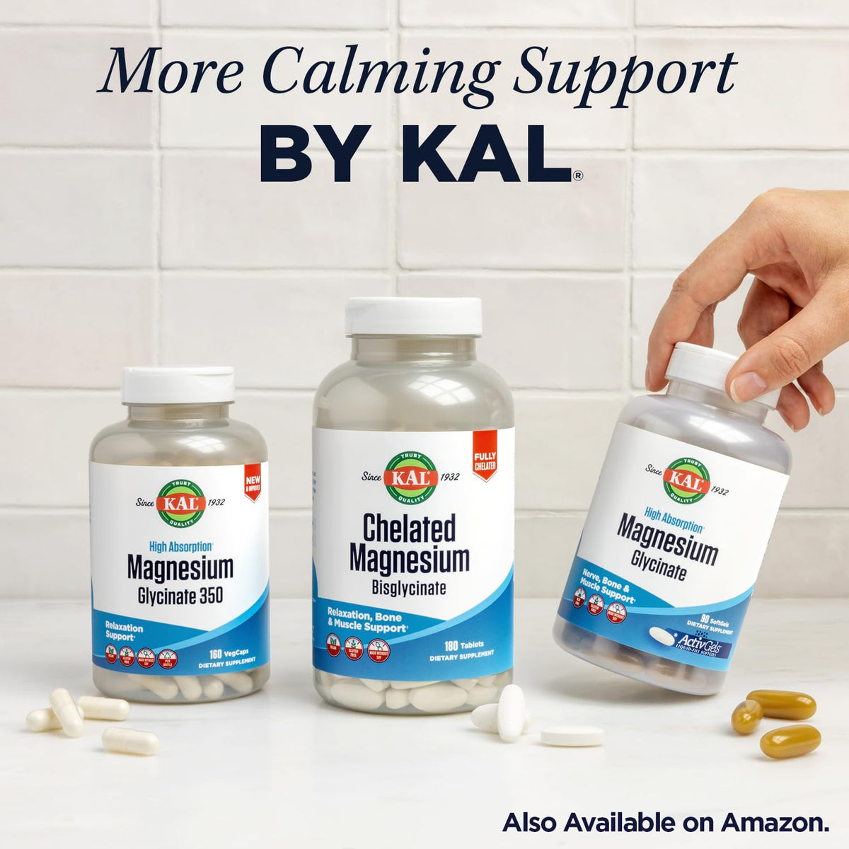 KAL Lithium Orotate 5 milligrams | Low Serving Of Chelated Lithium Orotate For Bioavailability and Mood Support | In Organic Rice Bran Extract Base | 120 VegCaps - PrimeBioHealth - canada supplements
