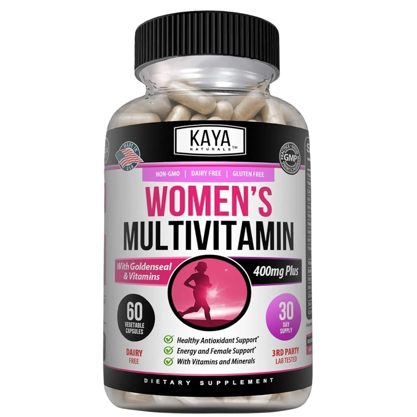 Kaya Naturals Women's Multivitamin, Overall Healthy Antioxidant, and Immune Support, Vitamins A, D, C, E, Biotin - PrimeBioHealth - canada supplements