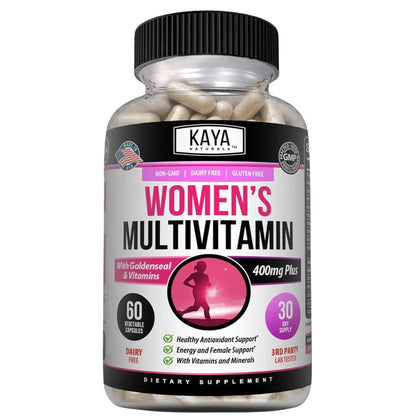 Kaya Naturals Women's Multivitamin, Overall Healthy Antioxidant, and Immune Support, Vitamins A, D, C, E, Biotin - PrimeBioHealth - canada supplements