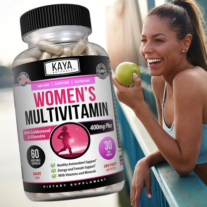 Kaya Naturals Women's Multivitamin, Overall Healthy Antioxidant, and Immune Support, Vitamins A, D, C, E, Biotin - PrimeBioHealth - canada supplements