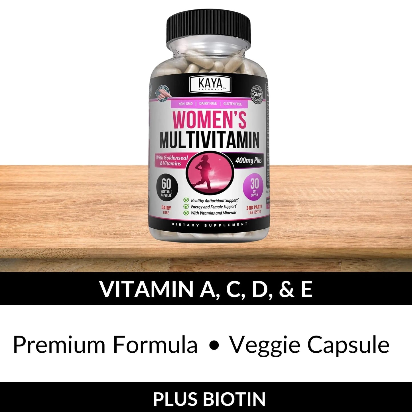 Kaya Naturals Women's Multivitamin, Overall Healthy Antioxidant, and Immune Support, Vitamins A, D, C, E, Biotin - PrimeBioHealth - canada supplements