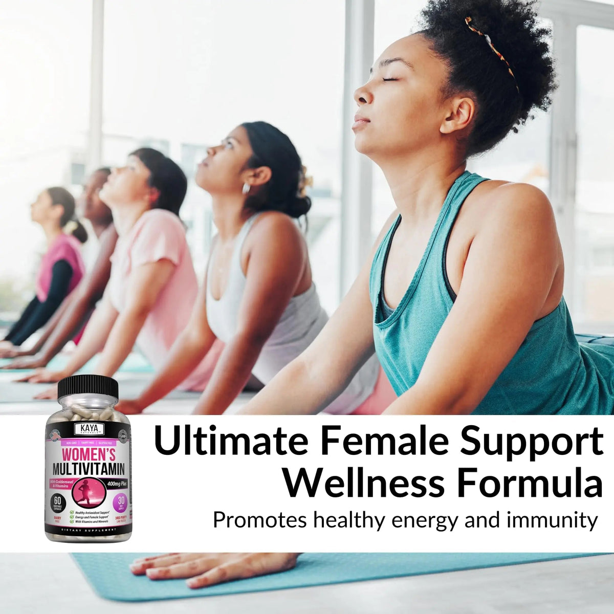 Kaya Naturals Women's Multivitamin, Overall Healthy Antioxidant, and Immune Support, Vitamins A, D, C, E, Biotin - PrimeBioHealth - canada supplements