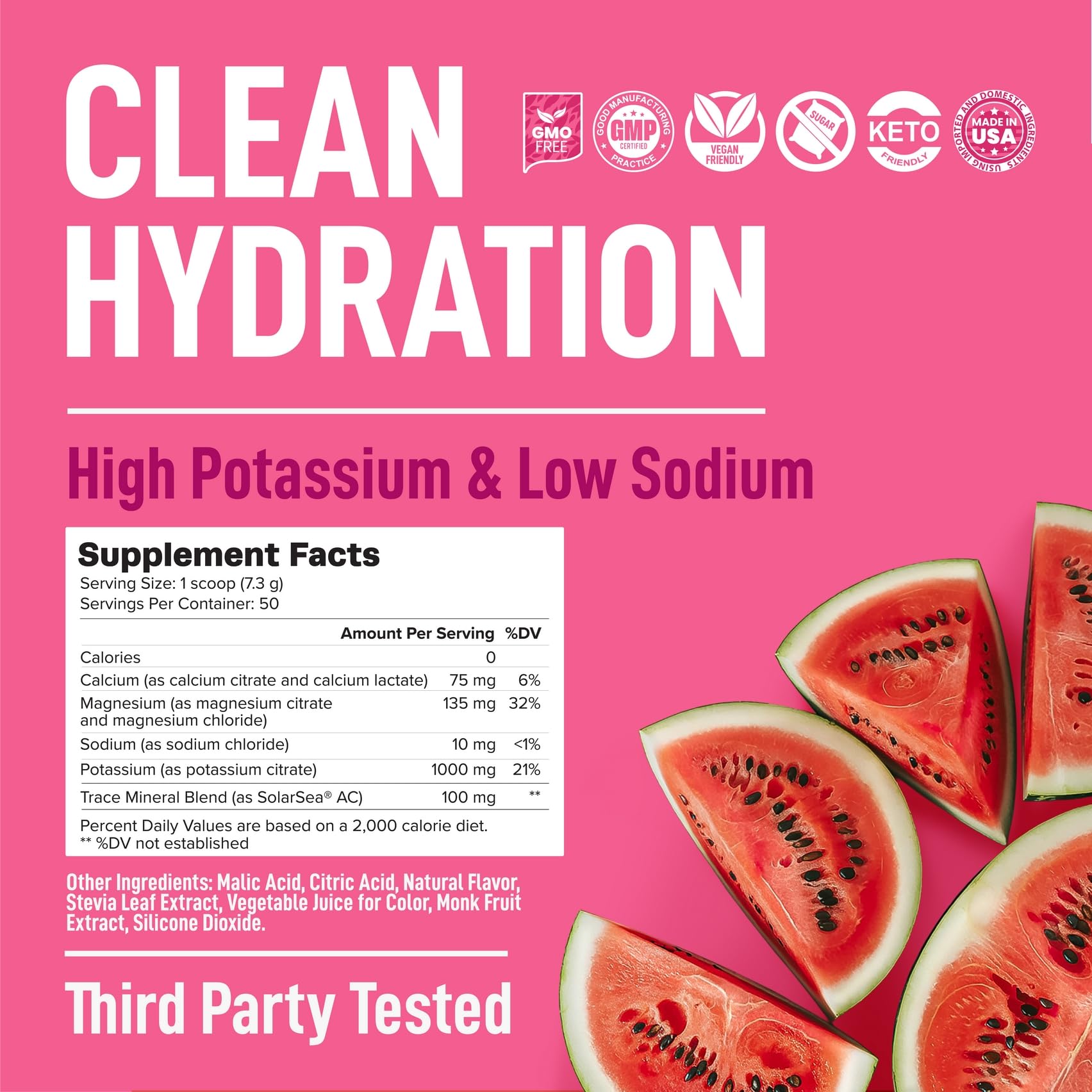 Keppi Electrolytes Powder – Watermelon Flavor – 50 Servings – Electrolytes Powder No Sugar for Hydration – Keto & Fasting Friendly Electrolyte Drink w/Magnesium - PrimeBioHealth - canada supplements