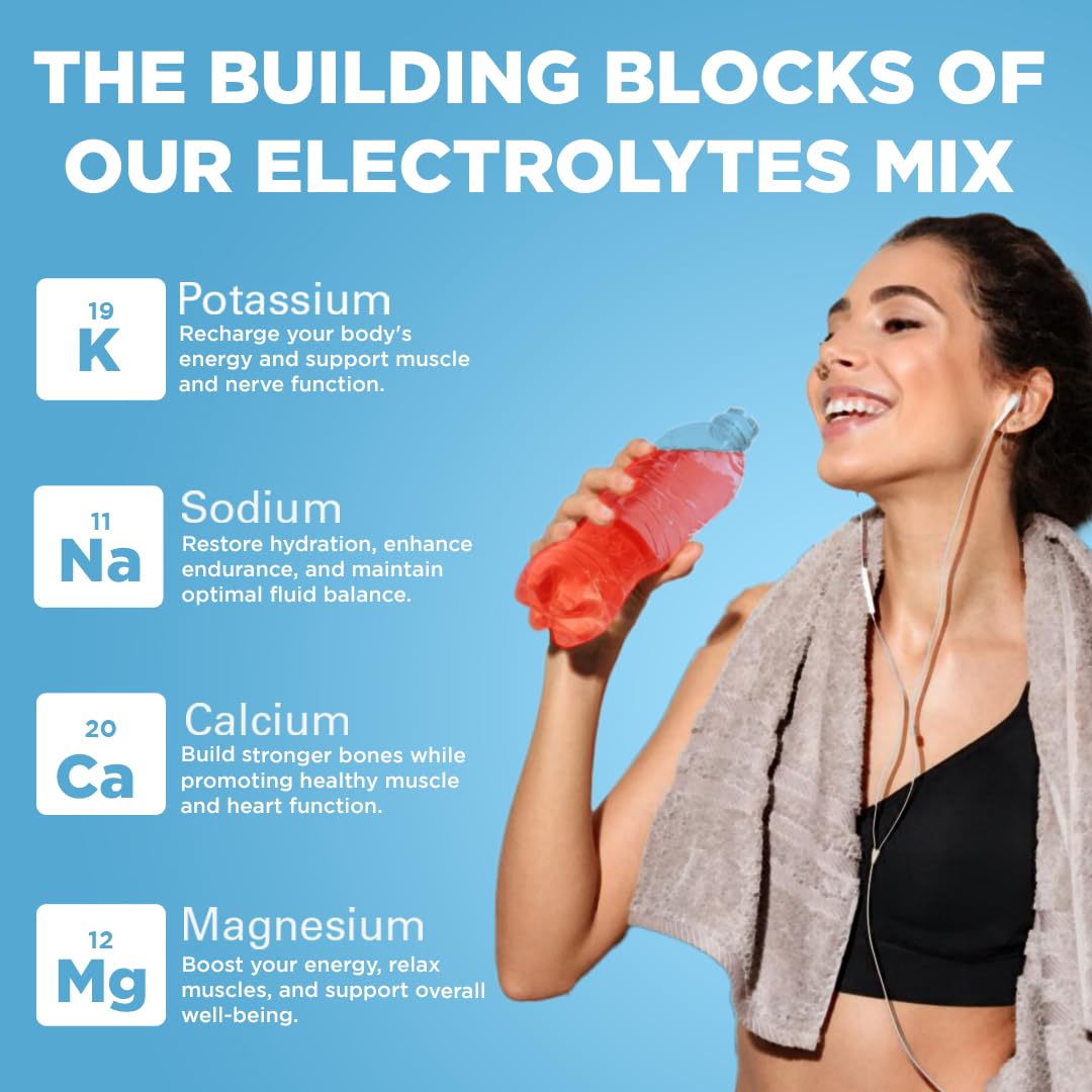 Keto Vitals Keto Electrolytes Powder | Keto-Friendly Electrolytes with Potassium, Magnesium, Sodium, Calcium | Electrolytes Sugar Free | Supplement Energy Drink Mix - PrimeBioHealth - canada supplements