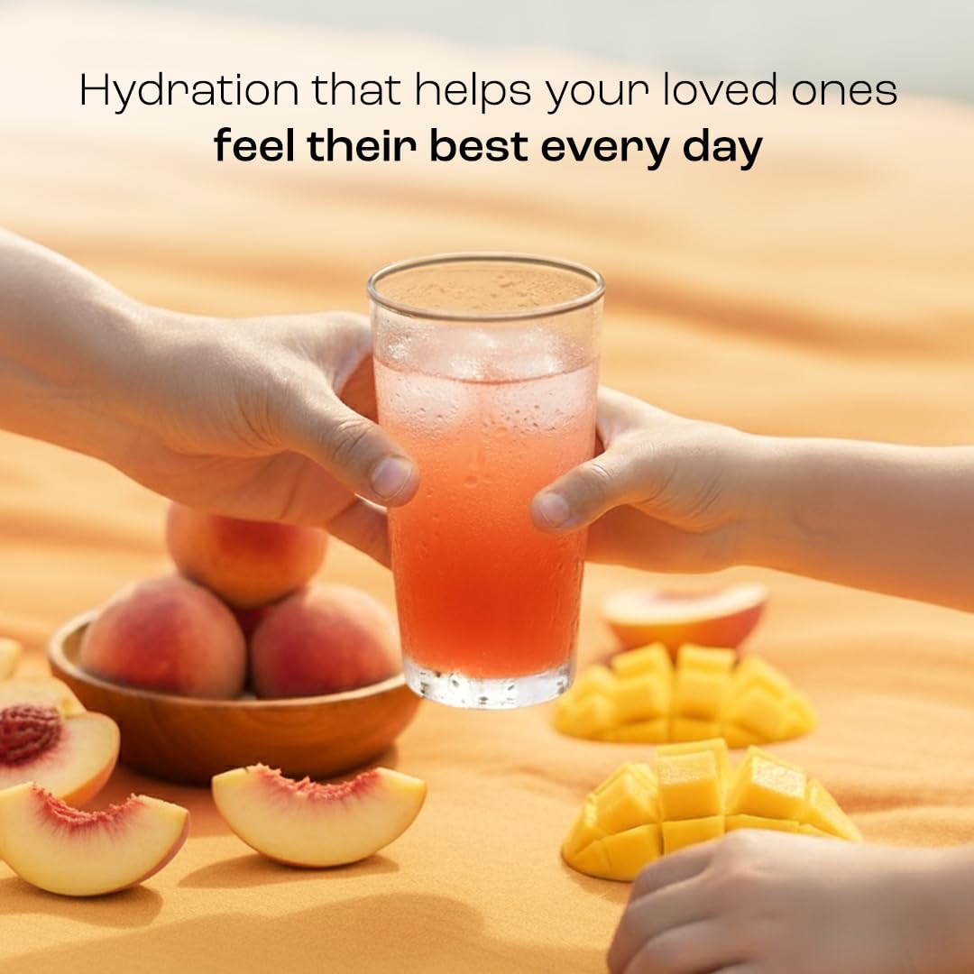 KEY NUTRIENTS Multivitamin Electrolytes Powder No Sugar - Tropical Peach Mango Electrolyte Powder - Endurance & Energy Supplement - Hydration Powder - PrimeBioHealth - canada supplements