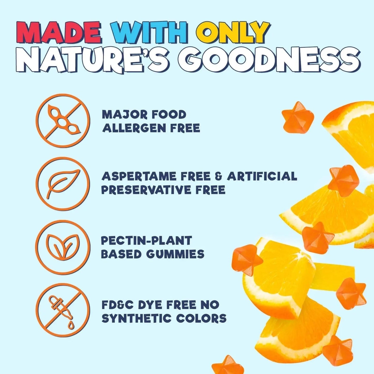 Kids Multivitamin Gummies - Improved Sugar-Free Formula - 100% Daily Folate, Kids Vitamins with Essential Vitamins A, C, D3, E, B6, B12 - PrimeBioHealth - canada supplements