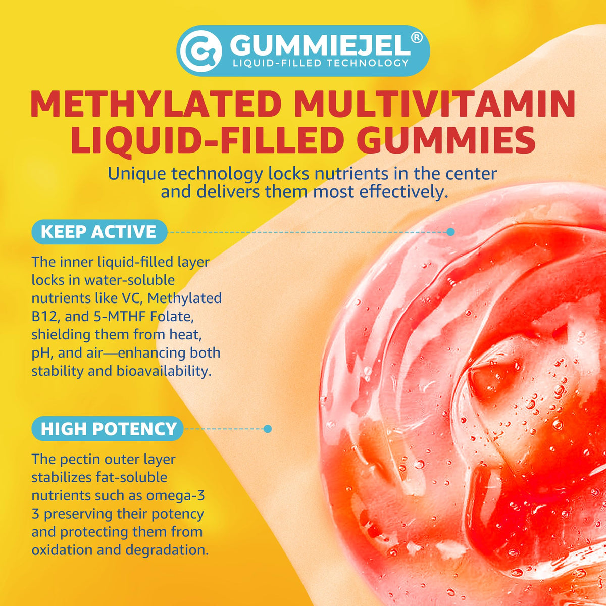 Kids Multivitamin Gummies with Iron, Sugar Free, Kids Daily Vitamins + Probiotics, Algae Omega 3 (EPA/DHA), A, C, D, Methyl B12, Folate, B6, Zinc, Biotin, for Healthy Growth, Immune Support, 60 Count - PrimeBioHealth - canada supplements