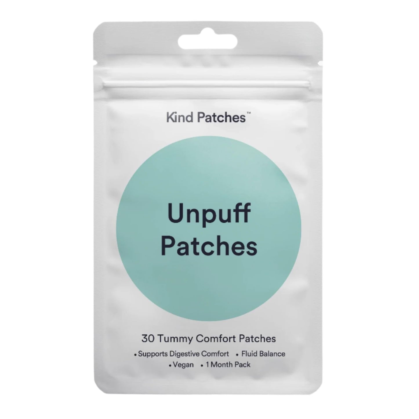Kind Patches Unpuff Patches with Dandelion Root, Fennel, Artichoke, Ginger, and Turmeric Extract - Vegan - 30 Count - PrimeBioHealth - canada supplements