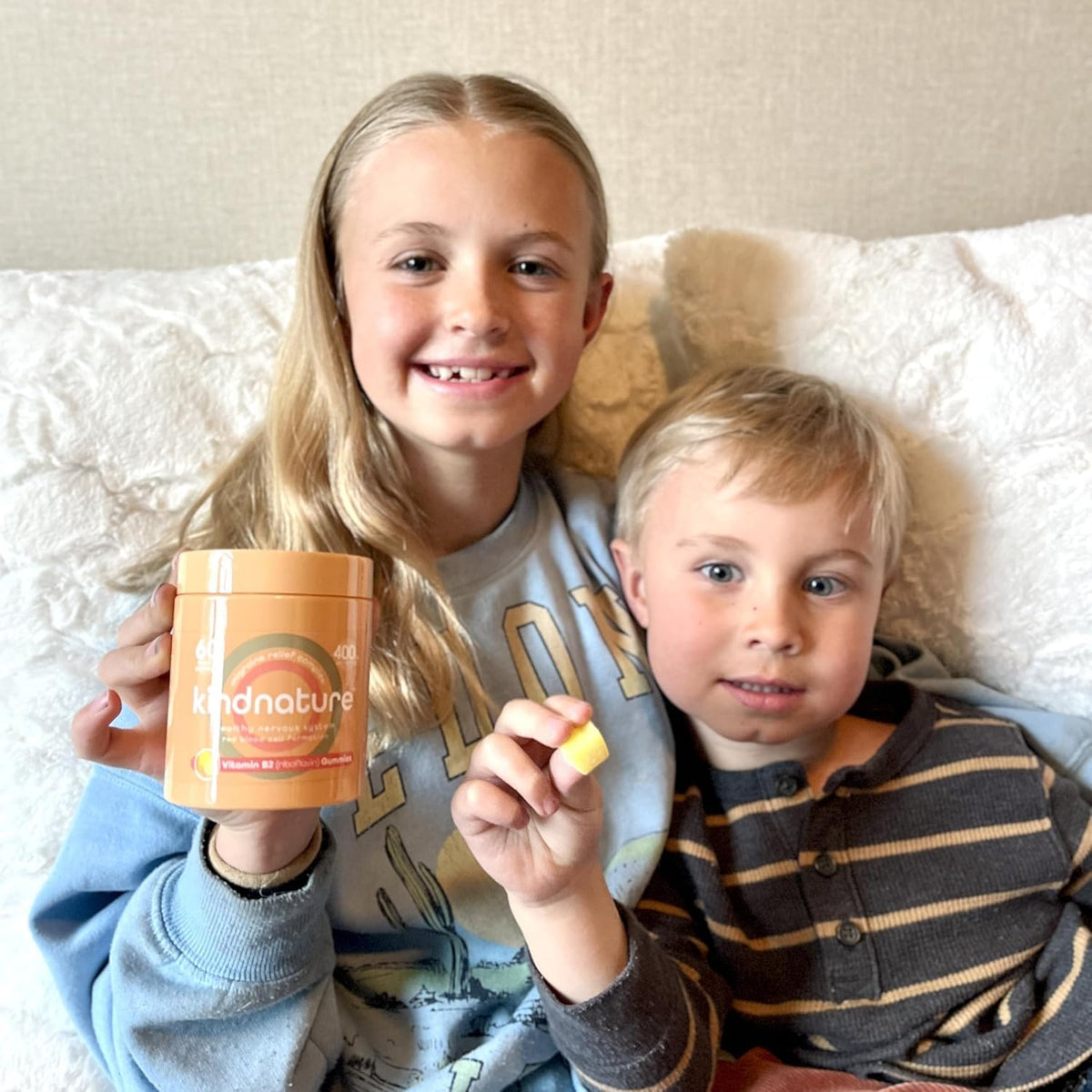 kindnature Vitamin B2 Gummies - Riboflavin 400mg Supplement for Kids & Adults - Non-GMO, Soy & Gluten-Free - PrimeBioHealth - canada supplements