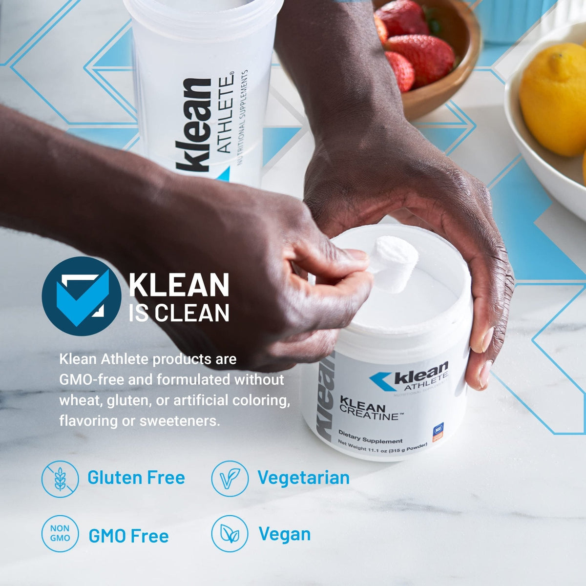 Klean Athlete Klean Creatine - Supports Muscle Strength, Performance & Recovery from Strenuous Exercise* - NSF Certified for Sport - 11.1 Ounces - Unflavored - PrimeBioHealth - canada supplements