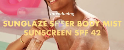Kopari Rose Gold Sunglaze Sheer Body Mist Sunscreen SPF 42, Infused with Shimmering Body Oil, Hydrating Mist, Hydrates - PrimeBioHealth - canada supplements