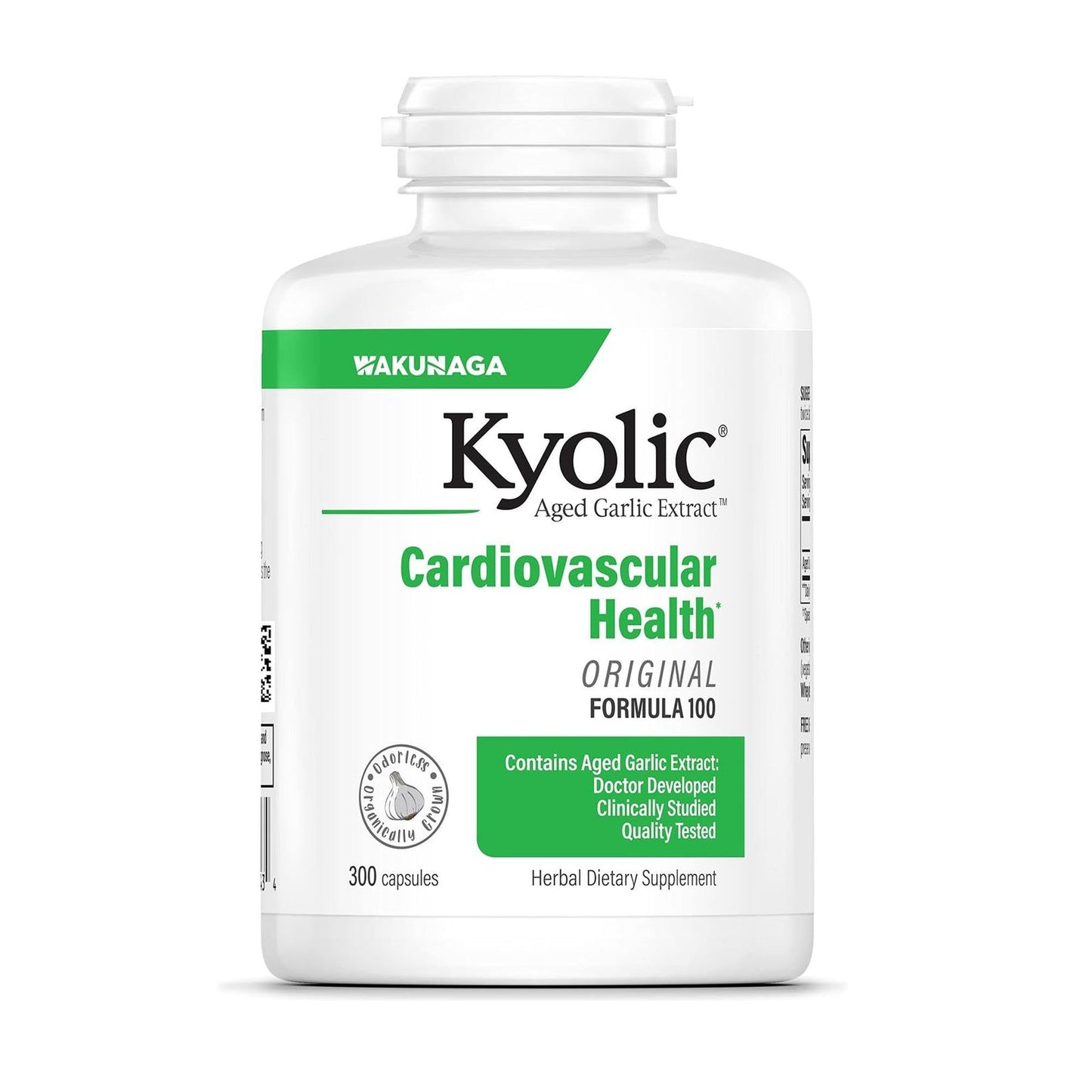 Kyolic Aged Garlic Extract Formula 100, Cardiovascular Health*, 300 Capsules. - PrimeBioHealth - canada supplements