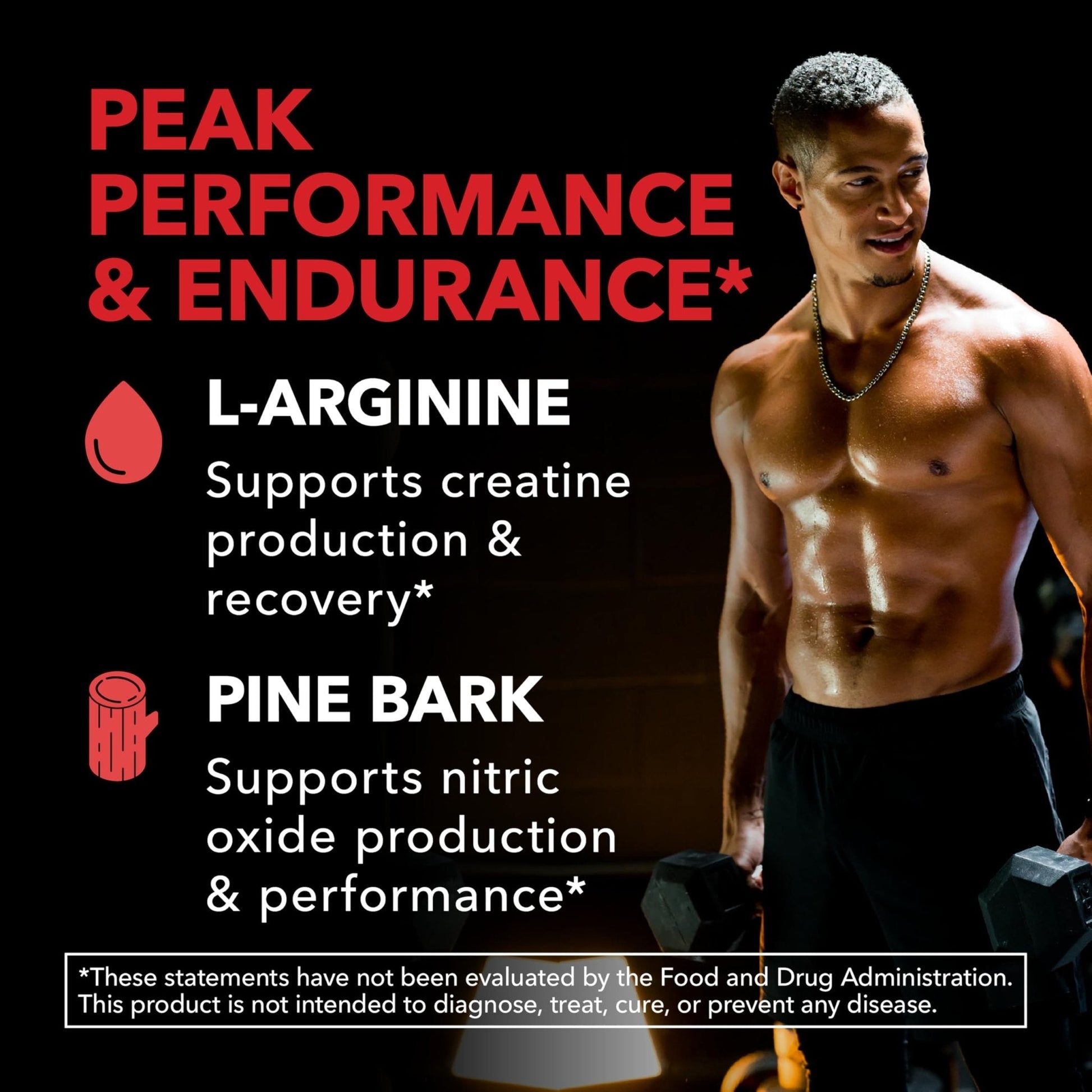 L-Arginine 1800mg and Pine Bark Extract 100mg - Nitric Oxide Supplement for Men - Performance Supplement for Men's Health - 90 Count - Endurance, Recovery Support - PrimeBioHealth - canada supplements