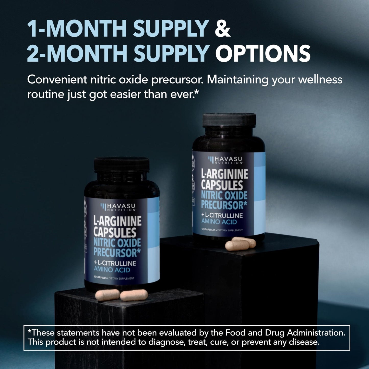 L-Arginine Capsules with L-Citrulline - Nitric Oxide Supplement - L Arginine and L Citrulline Blend - 120 Count - Vegan, Non-GMO Capsules for Performance - PrimeBioHealth - canada supplements
