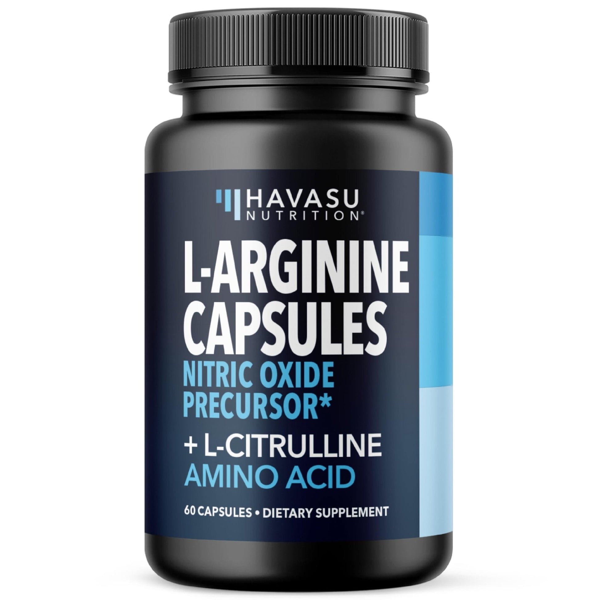 L-Arginine Capsules with L-Citrulline - Nitric Oxide Supplement - L Arginine and L Citrulline Blend - 60 Count - Vegan, Non-GMO Capsules for Performance - PrimeBioHealth - canada supplements