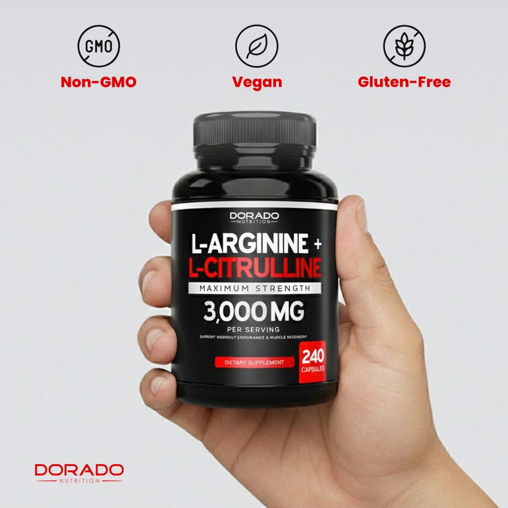 L Arginine L Citrulline Supplement 3000mg (240 Capsules) Nitric Oxide Pills for Men - Stamina, Endurance, Performance for Workouts - NO Supplements for Men - PrimeBioHealth - canada supplements