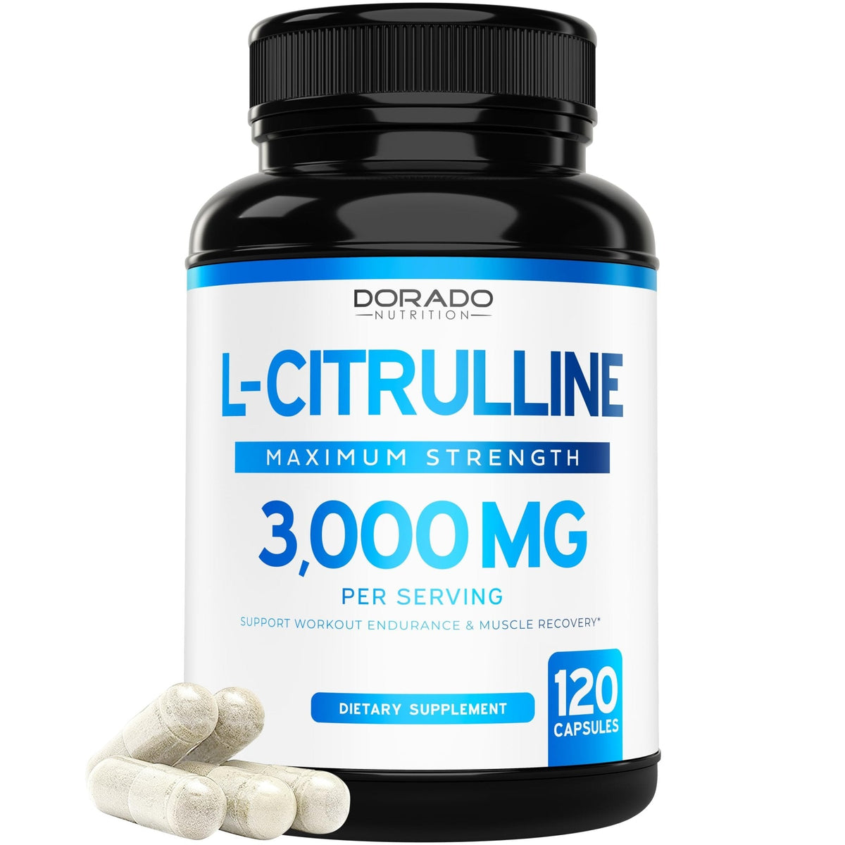 L Citrulline 3000mg Supplement (120 Capsules) Support L Arginine & Nitric Oxide Pills - L-Citrulline For Men & Women - Muscle Recovery & Pump Supplement - 3rd Party Tested - PrimeBioHealth - canada supplements