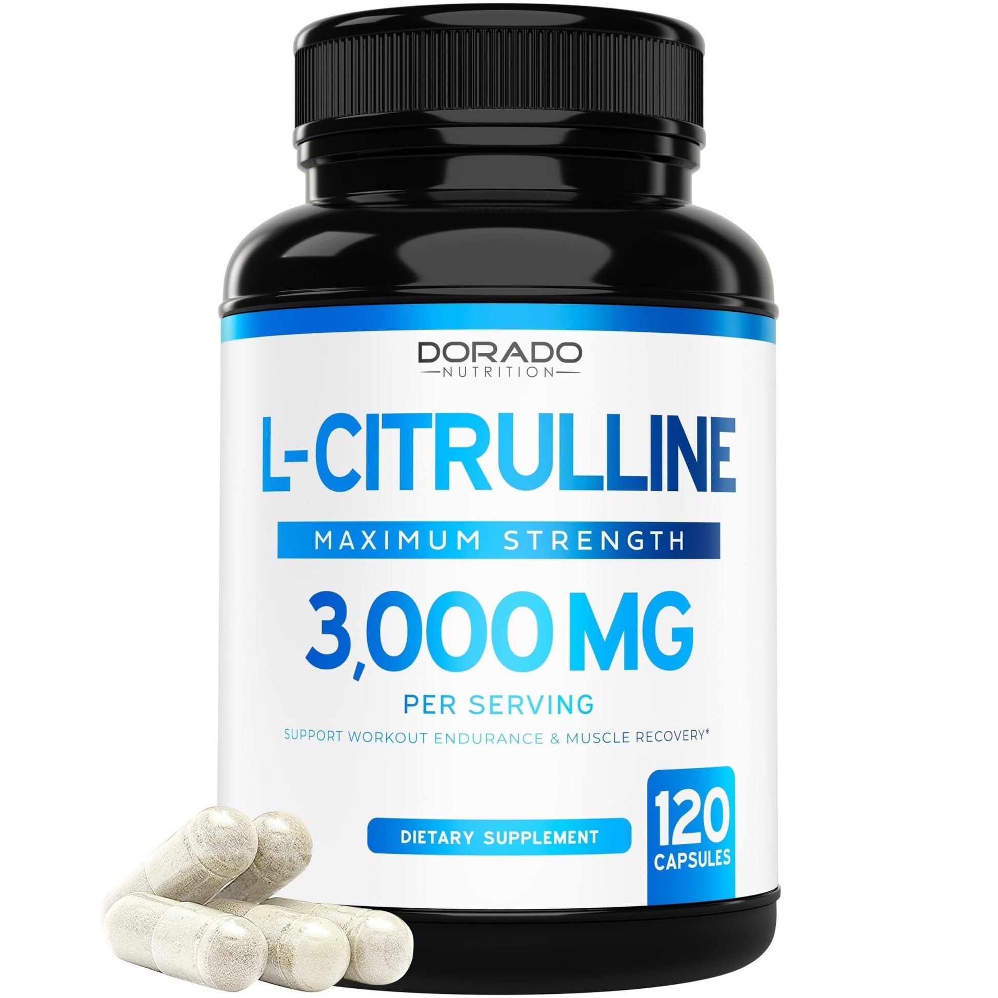 L Citrulline 3000mg Supplement (120 Capsules) Support L Arginine & Nitric Oxide Pills - L-Citrulline For Men & Women - Muscle Recovery & Pump Supplement - 3rd Party Tested - PrimeBioHealth - canada supplements