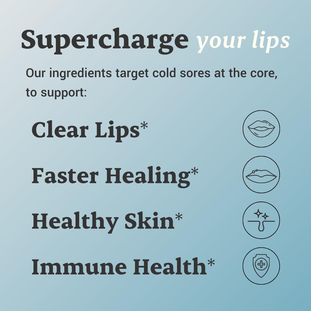 L-Lysine Cold Sore Treatment For Lips With Immune Support - L Lysine 1000mg Capsules, Chaga, Bee Propolis, Vitamin C, Zinc & Licorice Root Extract - Non-GMO, Vegetarian, - PrimeBioHealth - canada supplements