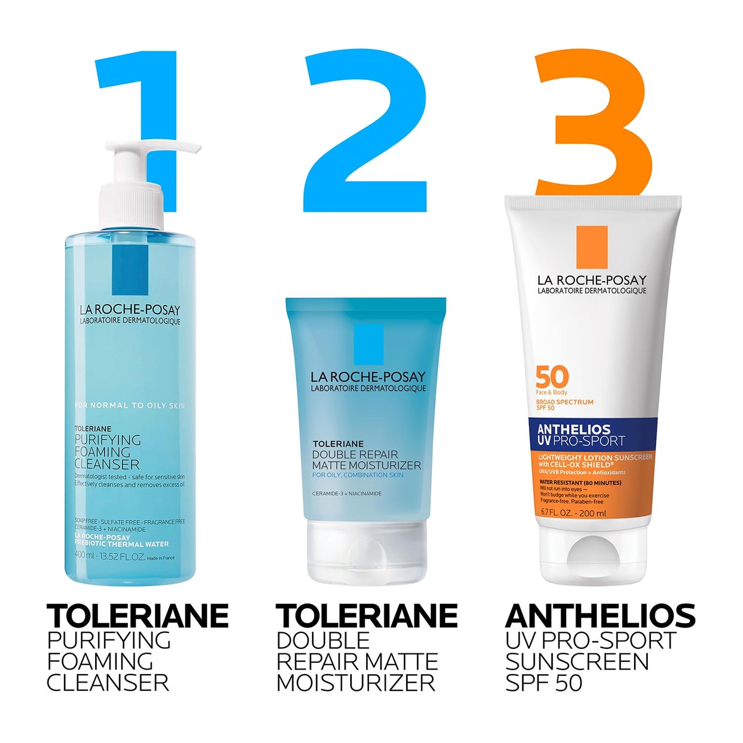 La Roche-Posay Anthelios UV Pro-Sport SPF 50 Sunscreen for Face & Body, Water & Sweat Resistant with Non-Drip Formula, Invisible Broad Spectrum Sunscreen Lotion - PrimeBioHealth - canada supplements