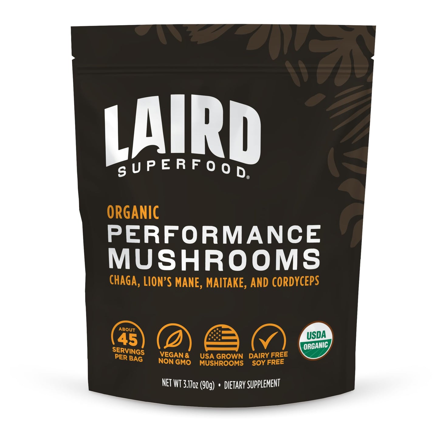 Laird Superfood Organic Performance Mushroom Blend with Chaga, Cordyceps, Lion's Mane and Maitake for Energy - PrimeBioHealth - canada supplements