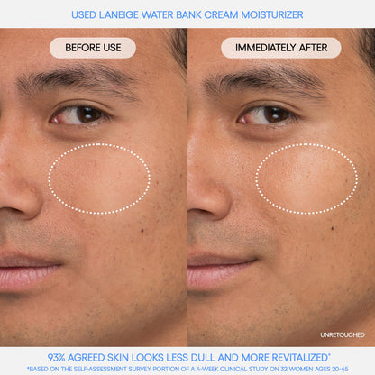 LANEIGE Water Bank Blue Hyaluronic Cream Moisturizer: Hydrating Korean Face Cream with Squalane & Ceramide - PrimeBioHealth - canada supplements