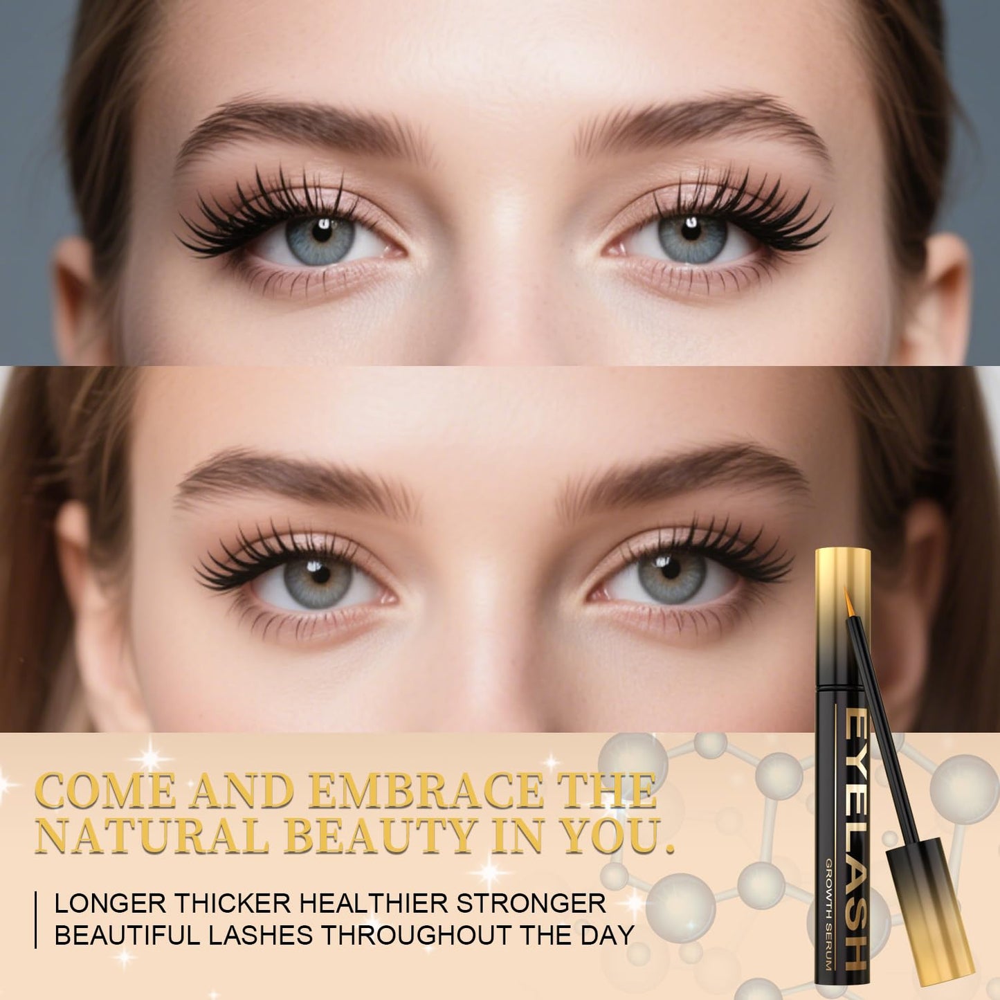 Lash Serum for Eyelash Growth, Premium Lash Enhancing Serum with Advanced Formula Volumizing Longer Fuller - PrimeBioHealth - canada supplements