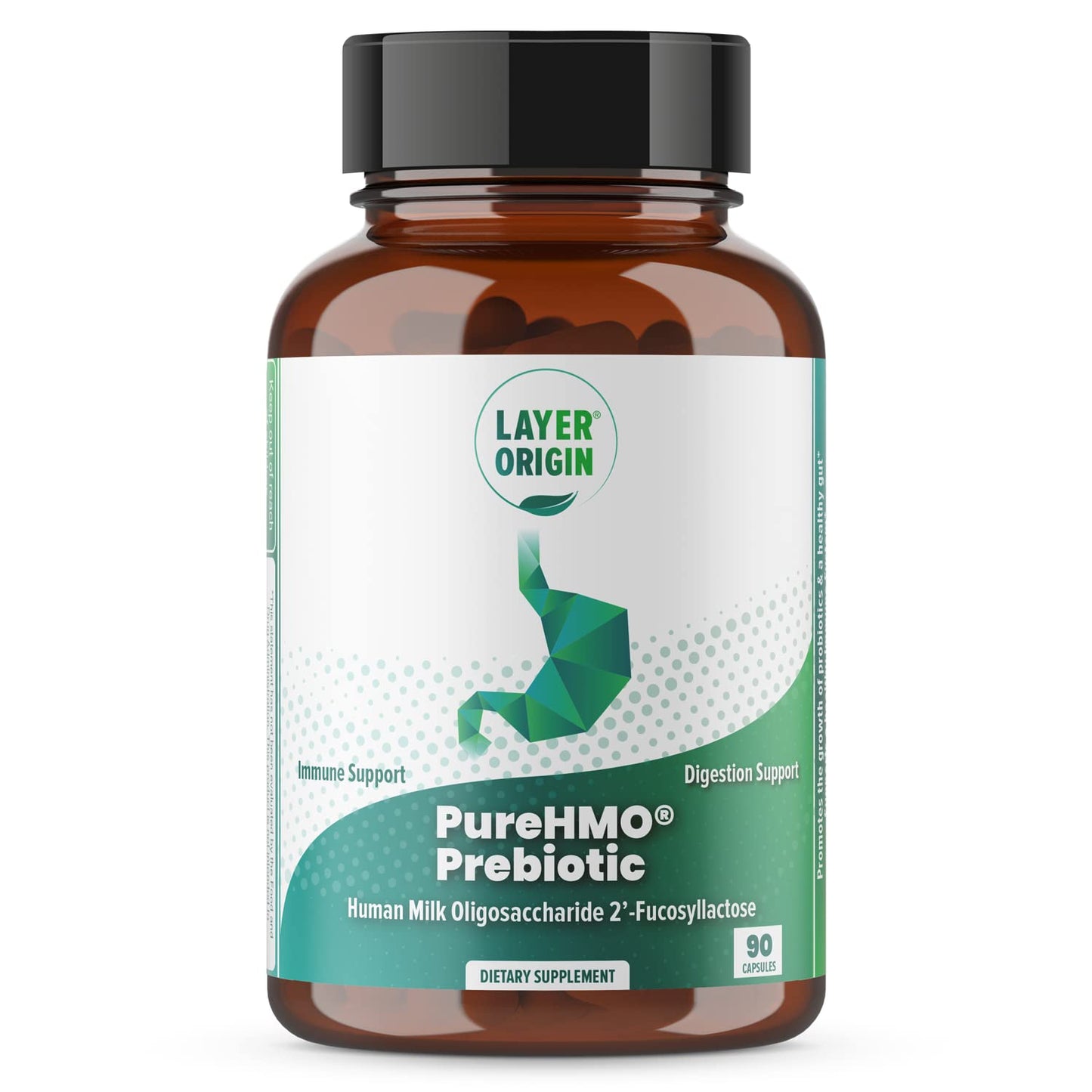 Layer Origin PureHMO Human Milk Oligosaccharide (HMO 2'-FL) Prebiotic Fiber - Feed 180 Billion Probiotics/Serving, 30-Day Supply - PrimeBioHealth - canada supplements