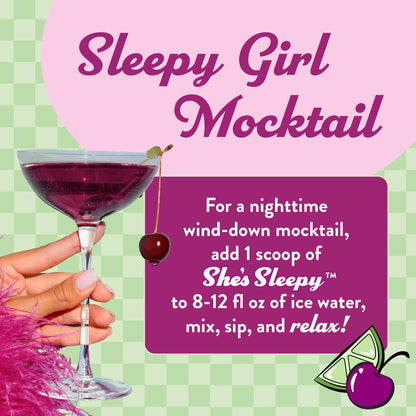 Legendairy Milk She’s Sleepy™ – Cherry Limeade – Nightly Sleep Aid, Sugar Free Drink Mix with Magnesium Glycinate & Ashwagandha - PrimeBioHealth - canada supplements