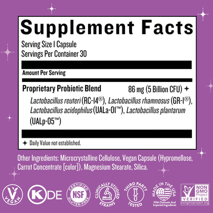 Legendairy Milk Smitten Kitten™ - Vaginal Probiotics for Women - Clinically-Studied Probiotics Lactobacillus Reuteri for Women's Vaginal Health - PrimeBioHealth - canada supplements