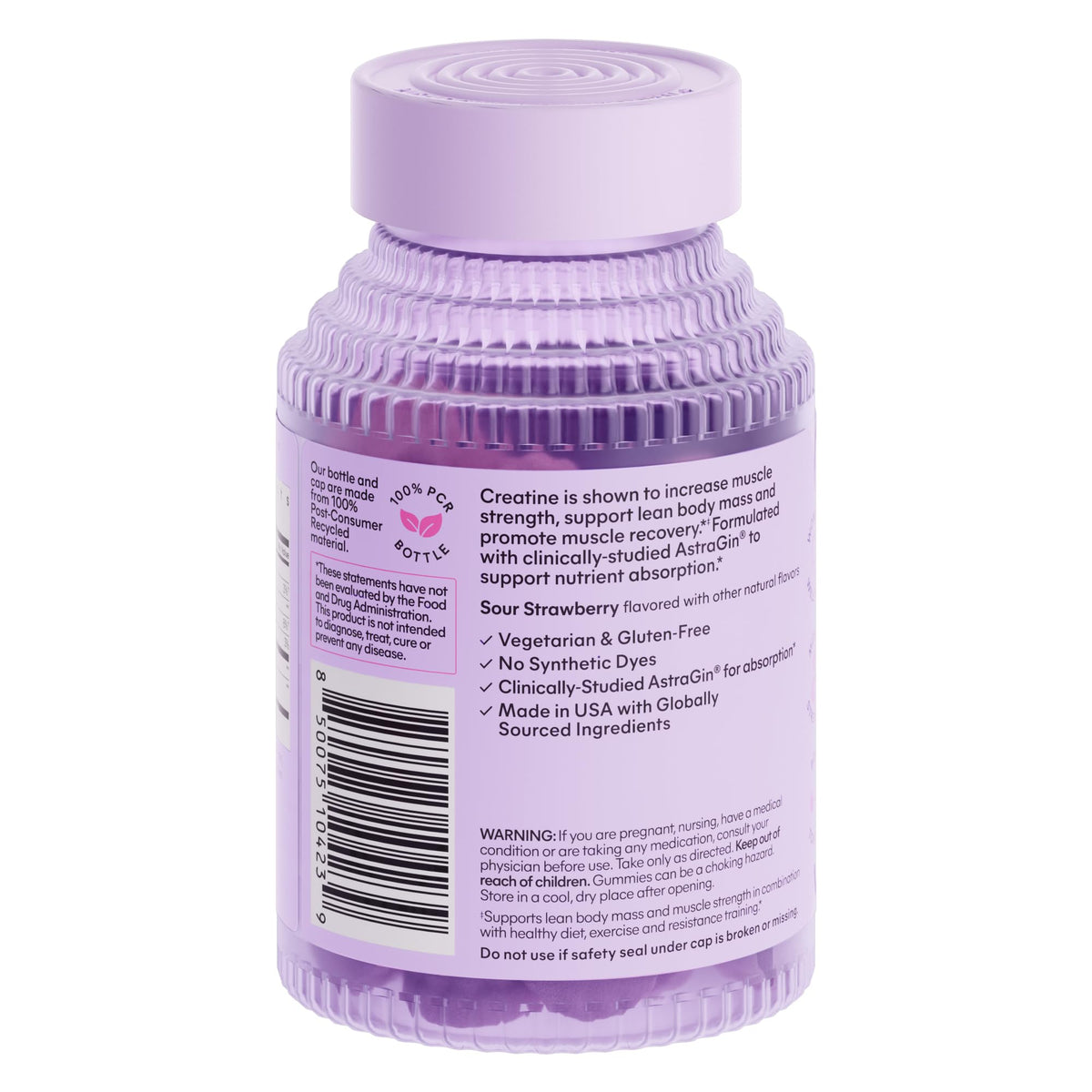 Lemme Creatine Monohydrate Gummies for Women and Men, 5g Dose to Support Lean Muscle, Strength, Recovery, Cognitive Health, w/Ginseng for Absorption - PrimeBioHealth - canada supplements