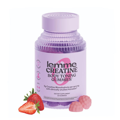 Lemme Creatine Monohydrate Gummies for Women and Men, 5g Dose to Support Lean Muscle, Strength, Recovery, Cognitive Health, w/Ginseng for Absorption - PrimeBioHealth - canada supplements
