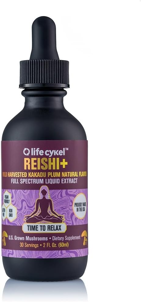 Life Cykel Lion's Mane +Reishi+ Shiitake 2 Fl oz Bundle - PrimeBioHealth - canada supplements