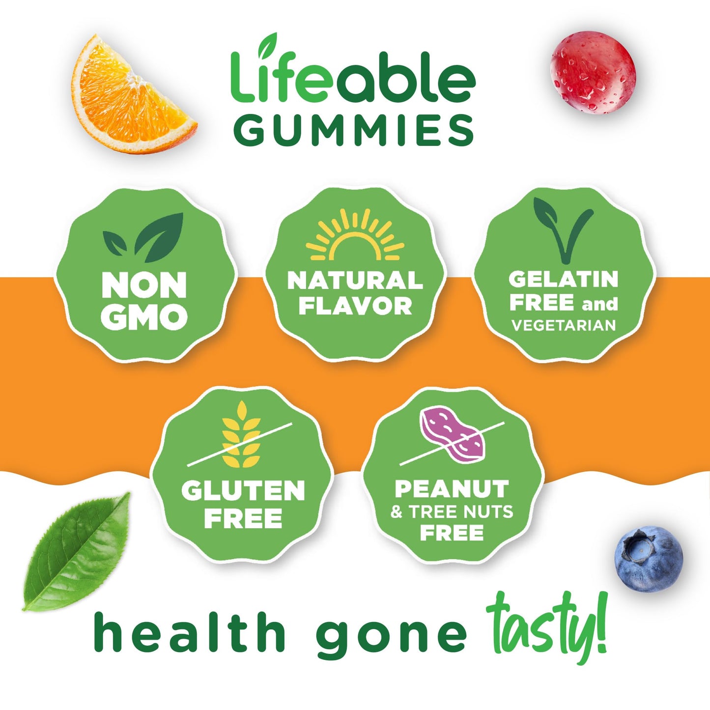 Lifeable Prebiotic Fiber Gummies for Adults | 5g | Great Tasting Fiber Supplement Gummies | Prebiotic Gummies for Digestive Health - PrimeBioHealth - canada supplements