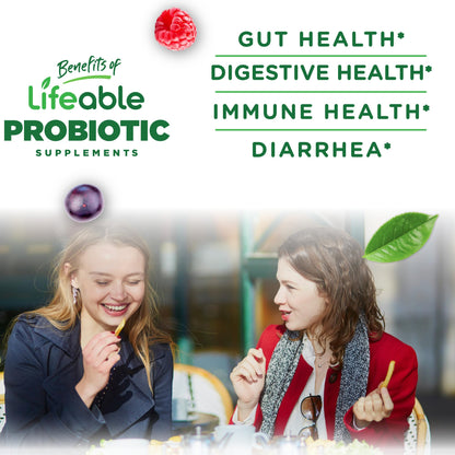 Lifeable Probiotics Gummies | 2 Billion CFU | Great Tasting Probiotic Gummies for Women | Probiotic Gummy for Gut Health and Immune Support - PrimeBioHealth - canada supplements