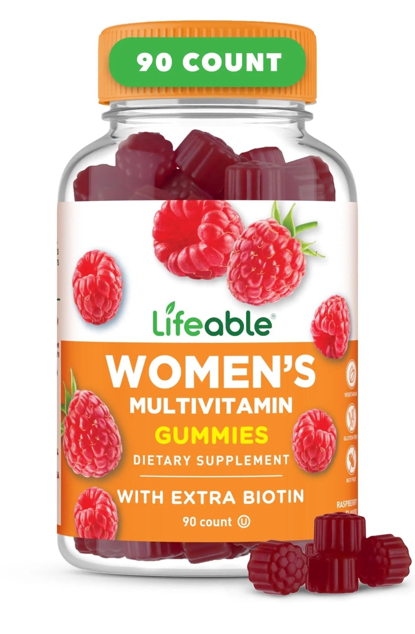 Lifeable Womens Multivitamin Gummy | with Vitamin A, C, D, E, Niacin, B6, Folate, B12, Biotin, Pantothenic Acid, Iodine, Zinc | - PrimeBioHealth - canada supplements