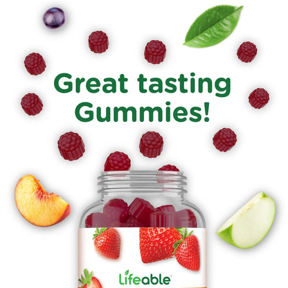 Lifeable Womens Multivitamin Gummy | with Vitamin A, C, D, E, Niacin, B6, Folate, B12, Biotin, Pantothenic Acid, Iodine, Zinc | - PrimeBioHealth - canada supplements