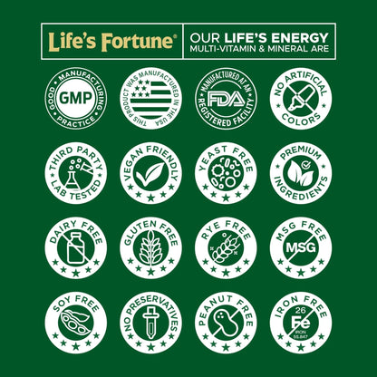 Life's Energy Advanced Daily Multivitamin for Men & Women, Energy and Immune Support Supplement with Super Greens, Antioxidants, Enzymes - PrimeBioHealth - canada supplements