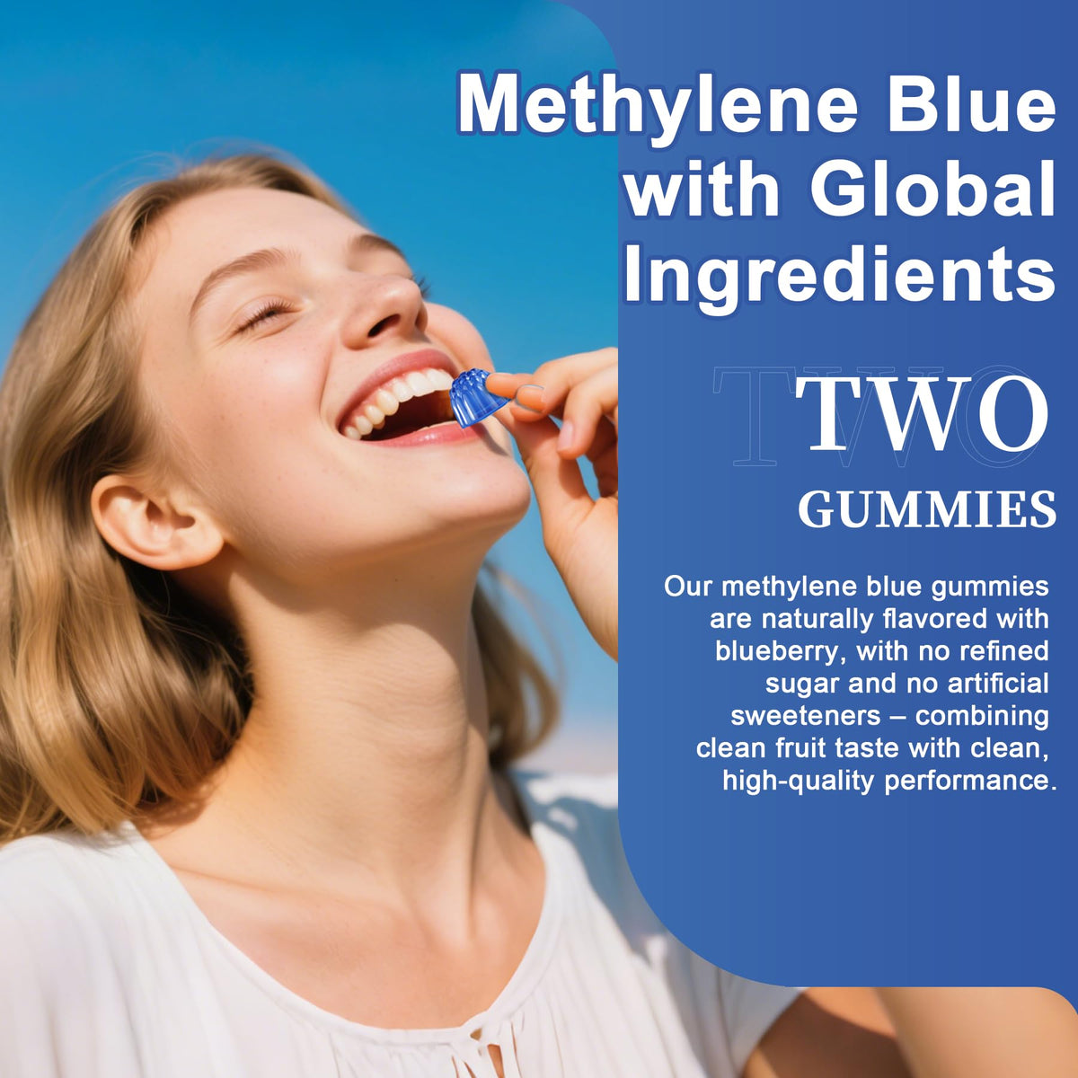 LILICARE Methylene Blue Gummies 7mg Per Serving for Humans | Upgraded Antioxidant & Brain Booster Supplement for Cognitive Function, Energy - PrimeBioHealth - canada supplements