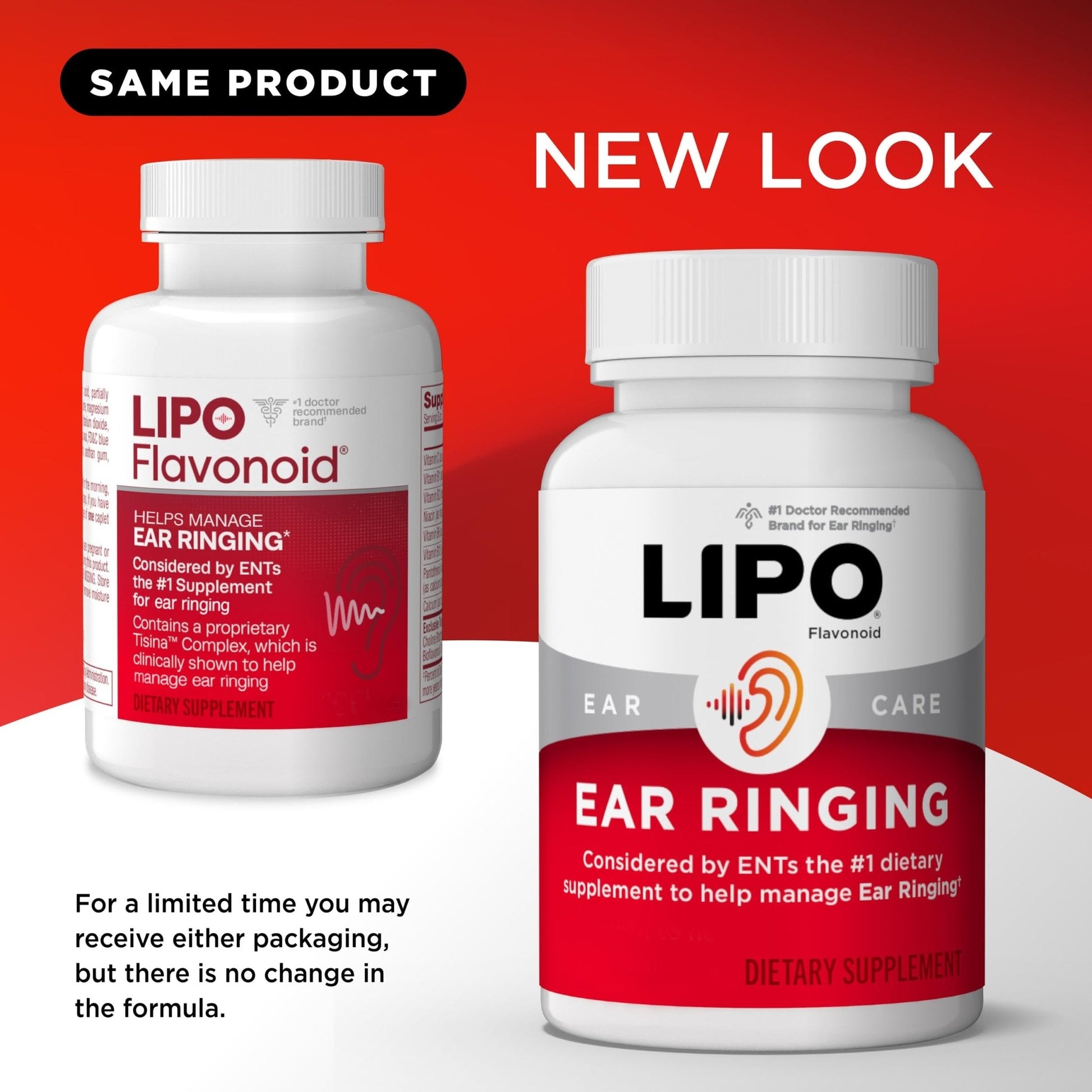 Lipo Flavonoid Ear Ringing - Doctor-Recommended for Ringing Ears – Clinically Proven Lemon Bioflavonoid Complex with Vitamins C, B1, B2, B6, B12, - PrimeBioHealth - canada supplements