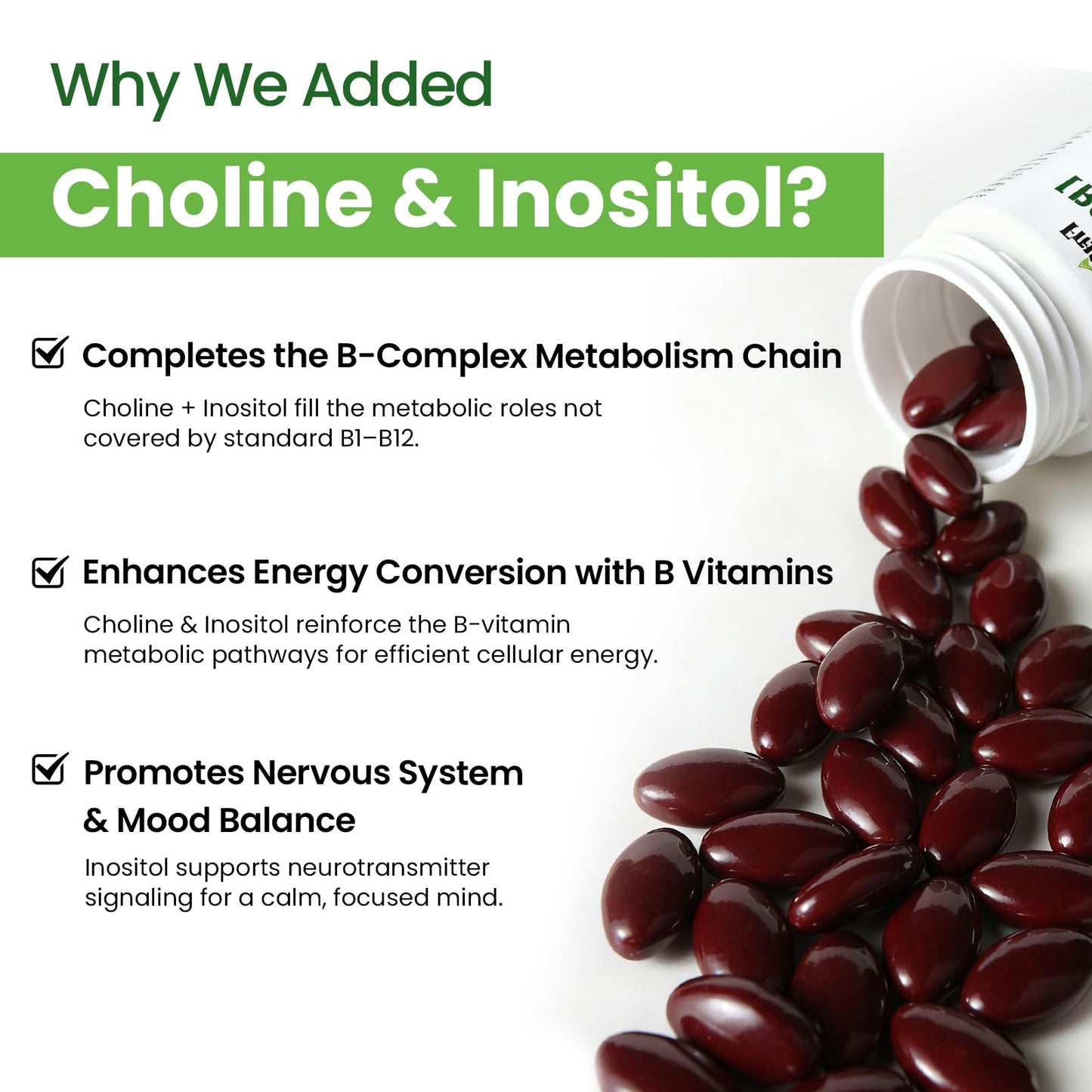 Liposomal B Complex for High Absorption Methylated B12,L-Methyfolate(5-MTHF ),Full Active B Vitamins with Choline Inositol-Energy, Metabolism,Brain & Heart Support - PrimeBioHealth - canada supplements