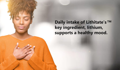 lithitate Lithium Aspartate 10mg | Supports Cognitive Function & Brain Health with Aging | NSF Certified | Promotes Mental Clarity, Healthy Mood & Longevity - PrimeBioHealth - canada supplements