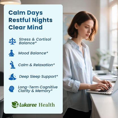 Lithium Orotate 5/10mg, L-Theanine 200mg, Ashwagandha 300mg - Mood Focus Memory Brain Supplements with Bacopa Monnieri, Lion’s Mane, Magnesium, Zinc D3 B6 Folate B12 - PrimeBioHealth - canada supplements