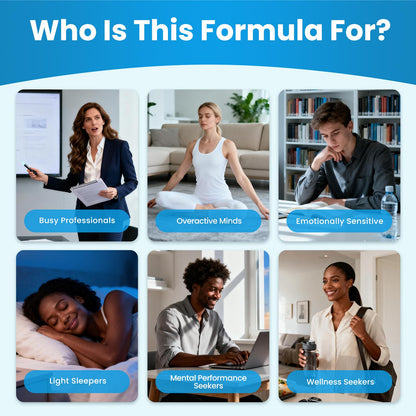 Lithium Orotate 5/10mg, L-Theanine 200mg, Ashwagandha 300mg - Mood Focus Memory Brain Supplements with Bacopa Monnieri, Lion’s Mane, Magnesium, Zinc D3 B6 Folate B12 - PrimeBioHealth - canada supplements