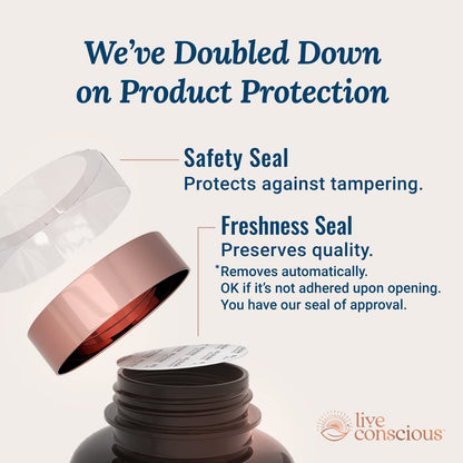 Live Conscious CurcuWell - Curcumin and Boswellia Blend | Maximum Strength Joint, Body and Cognitive Support - 30 Day Supply - PrimeBioHealth - canada supplements