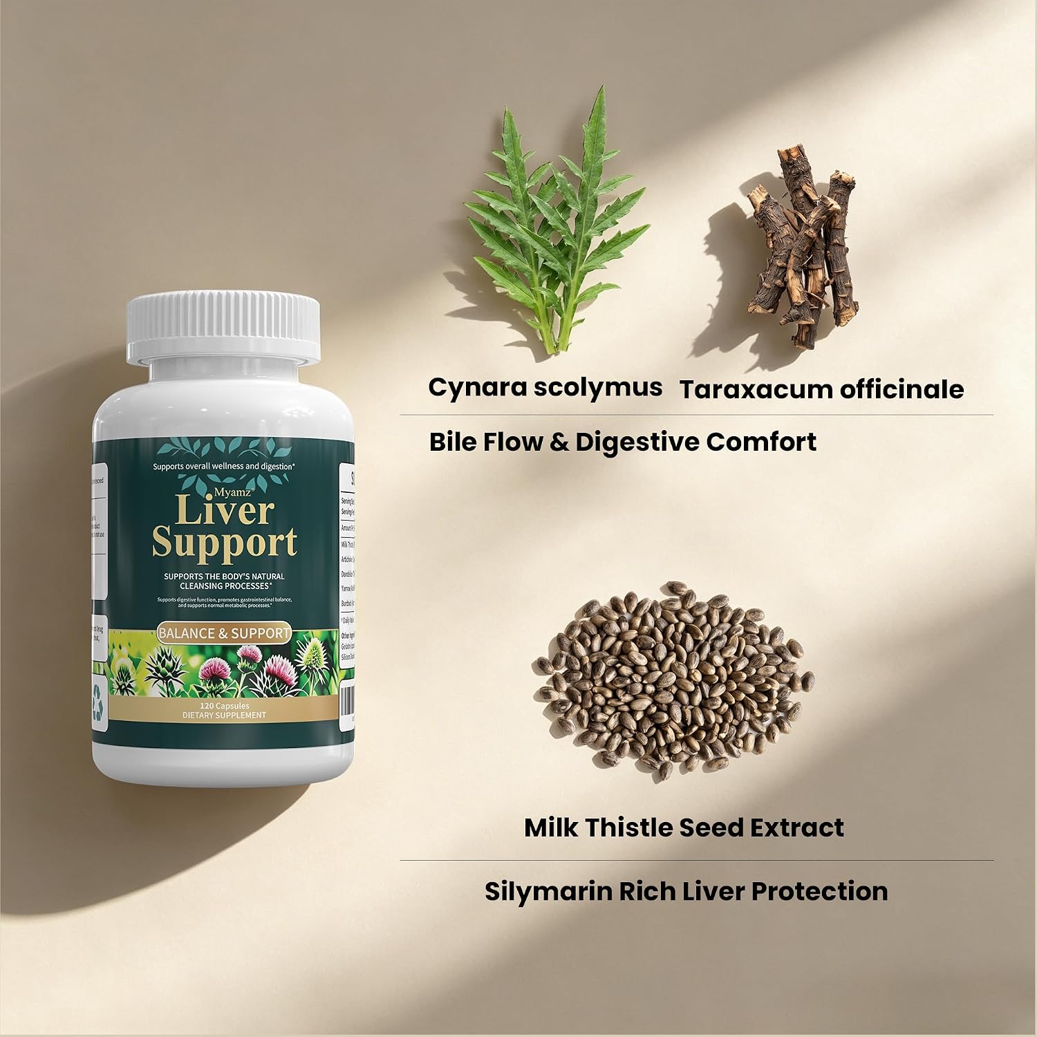 Liver Support with Milk Thistle, 30-Day Supply, Artichoke & Turmeric - PrimeBioHealth - canada supplements