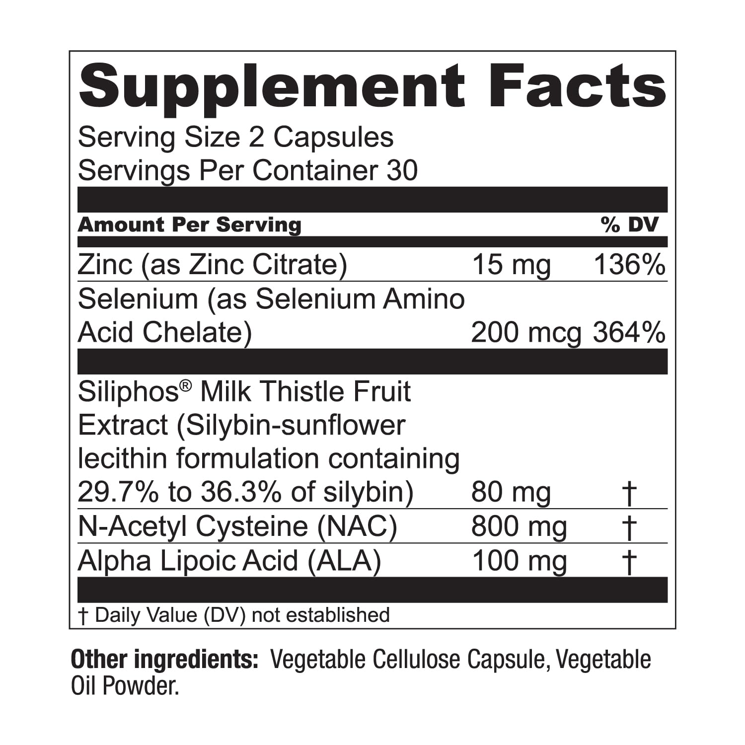 LiverWell Liver Cleanse, Rejuvenation, Metabolic Support - Liver Supplement for Liver Health w/Highly Bioavailable Milk Thistle Extract, N-Acetyl Cysteine, Alpha Lipoic Acid, Zinc, Selenium - 60 Caps - PrimeBioHealth - canada supplements