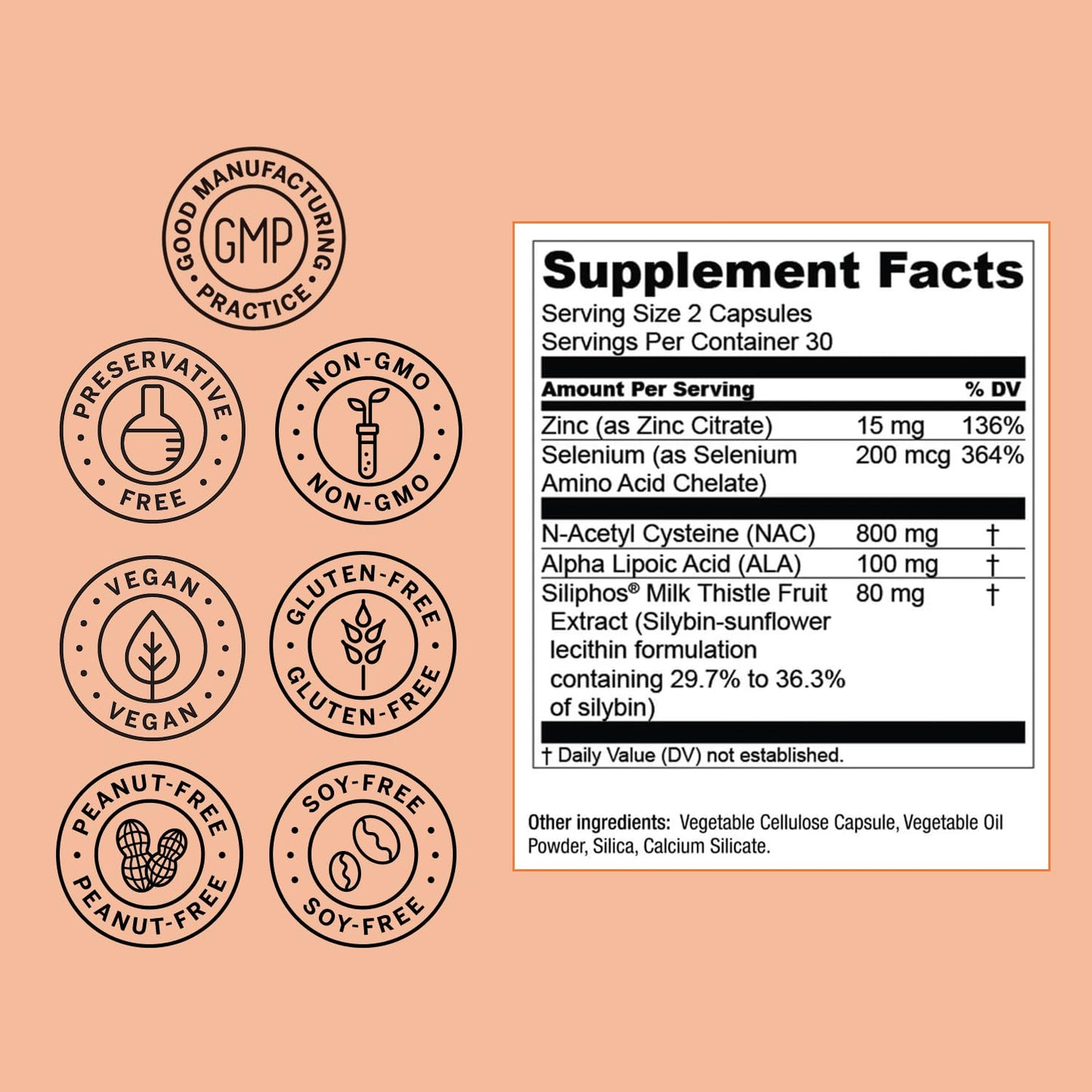 LiverWell Liver Cleanse, Rejuvenation, Metabolic Support - Liver Supplement for Liver Health w/Highly Bioavailable Milk Thistle Extract, N-Acetyl Cysteine, Alpha Lipoic Acid, Zinc, Selenium - 60 Caps - PrimeBioHealth - canada supplements