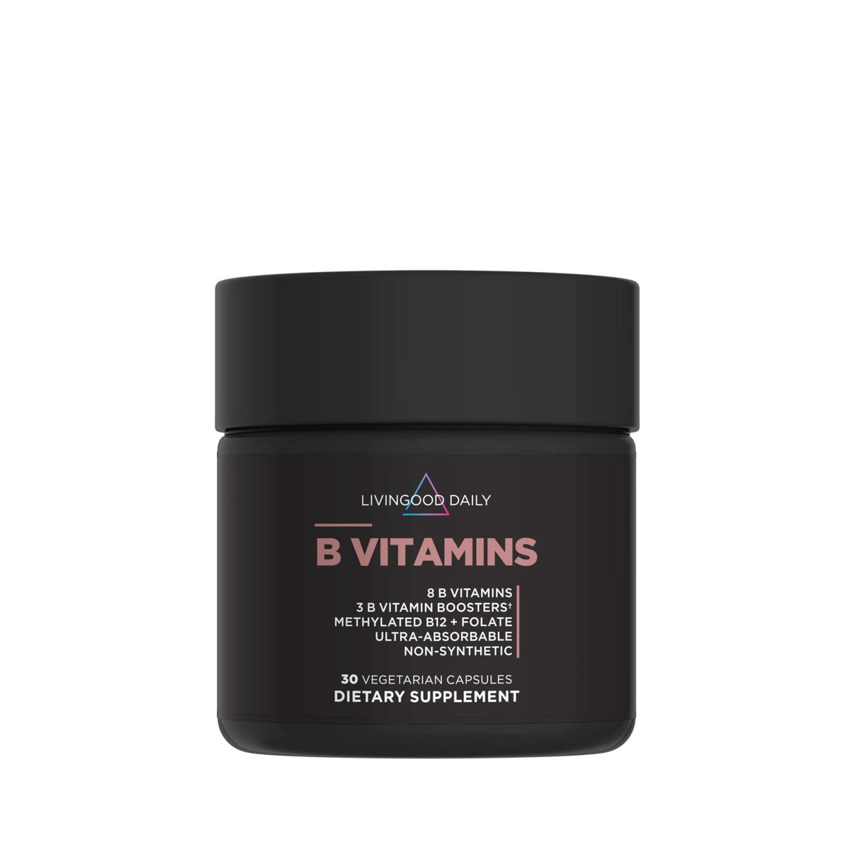 Livingood Daily Vitamin B Complex Capsules for Men and Women, Methylated B12 & Folate, 11 Active Forms Including B1 B2 B3 B5 B6 & Biotin, Gluten Free - PrimeBioHealth - canada supplements